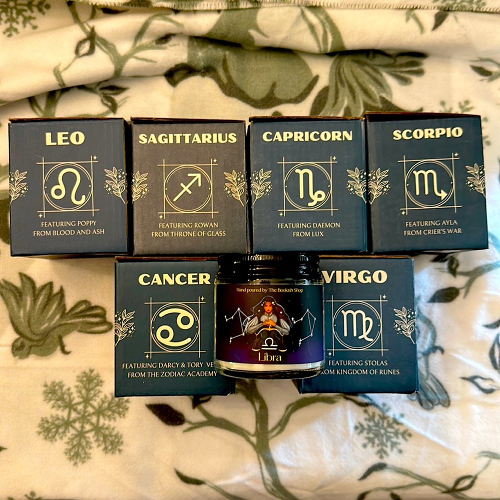 The Bookish Box & Shop Zodiac Candles